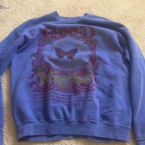 Urban outfitters “good night” crewneck
